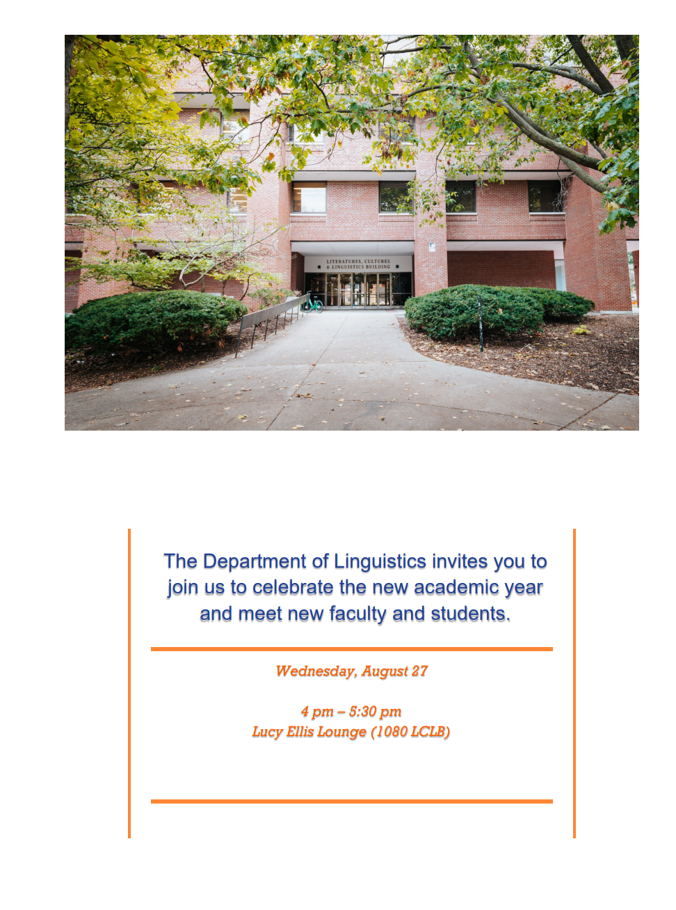 2025 Welcome Flier