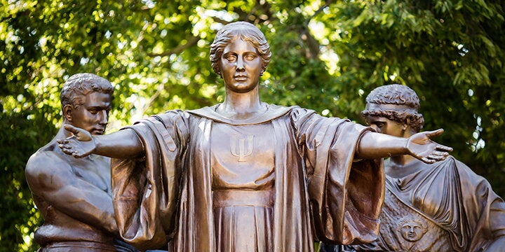 The Alma Mater Statue
