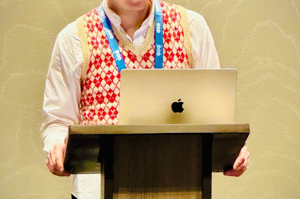 Joshua Dees presenting at 2026 LSA Annual Meeting