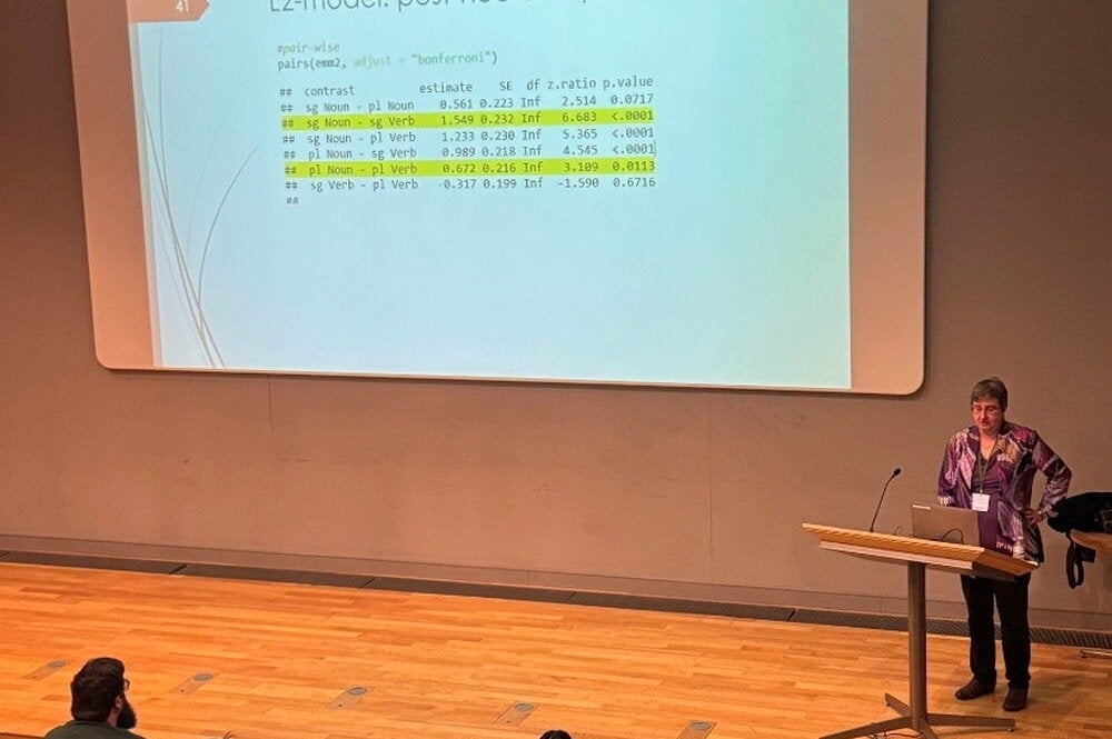 Tania Ionin presenting Gasla-18