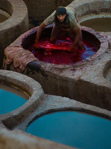 The tanneries of Fez - by John Rossi