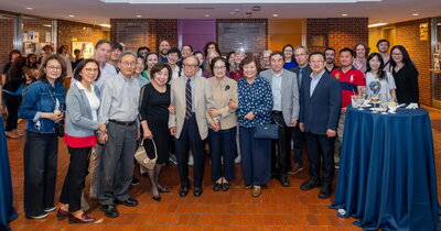People at Chin Woo Kim Ceremony