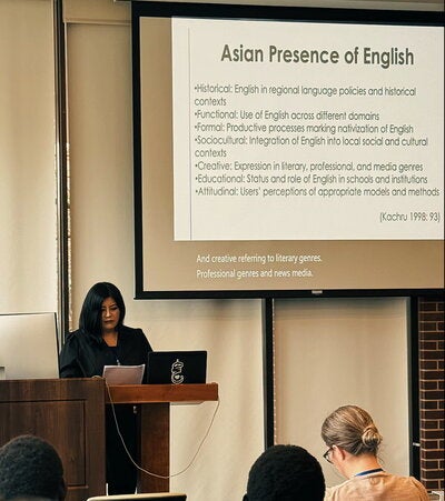 Dr. Jamie Shinhee Lee gives plenary talk