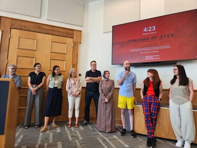 Faculty Members Introduce themselves at Fall 2026 Welcome Ceremony