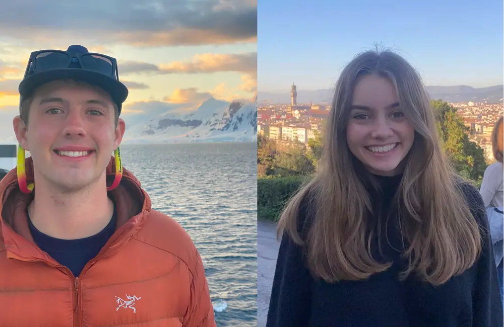 portrait photos of Robert Herbolich and Natalie Klunke