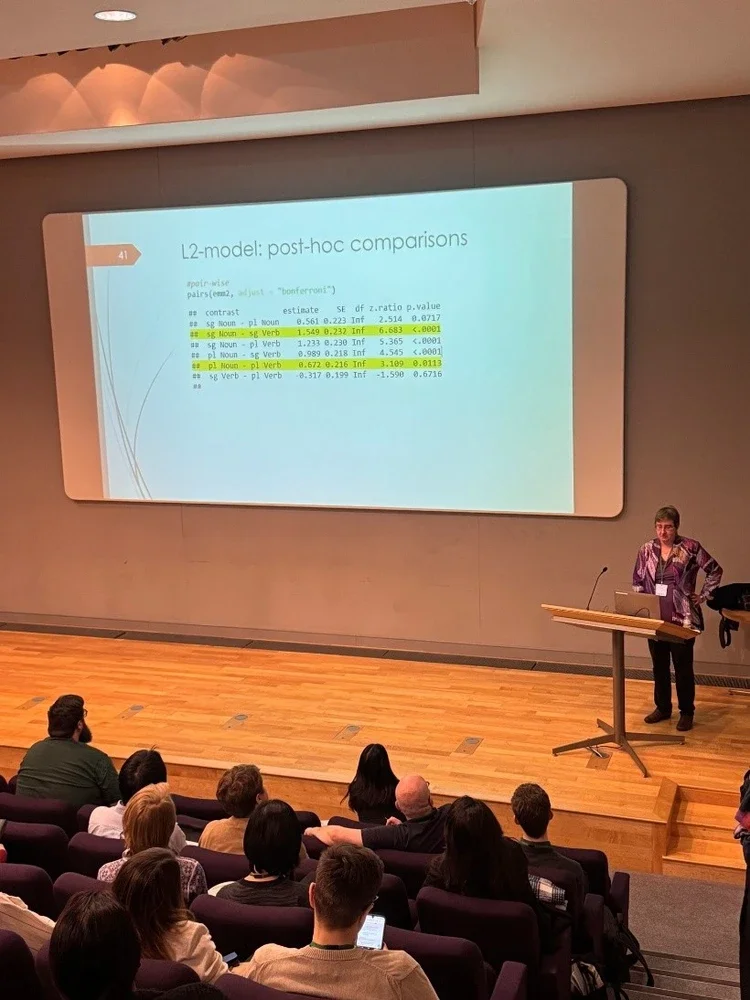 Tania Ionin presenting Gasla-18