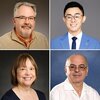 The image shows 4 photos of the SLCL faculty who are working on the ISBE project: Kiel Christianson, director of SLATE; Xun Yan, professor of Linguistics; Joyce Tolliver, director of the Program in Translation and Interpreting Studies; Reynaldo Pagura, professor of translation and interpreting studies