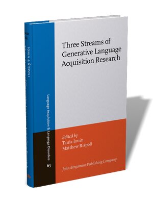 book cover of Three Streams of Generative Language Acquisition Research